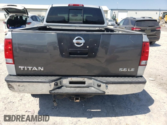 2004 Nissan Titan SE with VIN 1N6AA06AX4N548238, listed as a Copart auction lot 50577505 with 275,787 mi miles and Salvage Title. Bid and sale history available at carsss.com. Image 6.