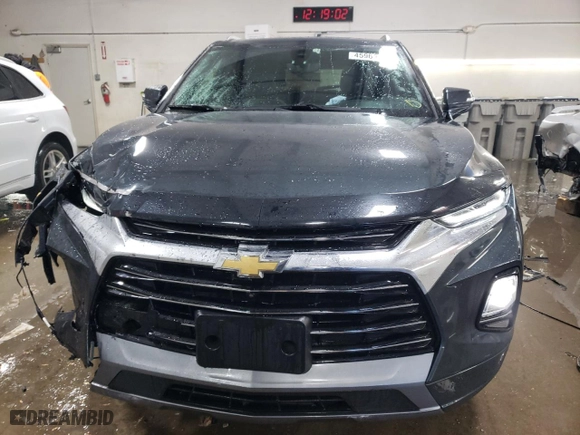2019 Chevrolet Blazer Premier with VIN 3GNKBFRS7KS702927, listed as a Copart auction lot 45969075 with 34,494 mi miles and Salvage Title. Bid and sale history available at carsss.com. Image 5.