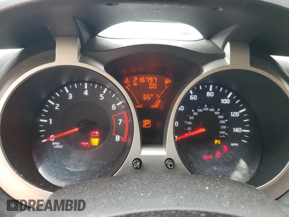 2011 Nissan Juke SV with VIN JN8AF5MR7BT004996, listed as a Copart auction lot 80262134 with 216,797 mi miles and Salvage Title. Bid and sale history available at carsss.com. Image 9.