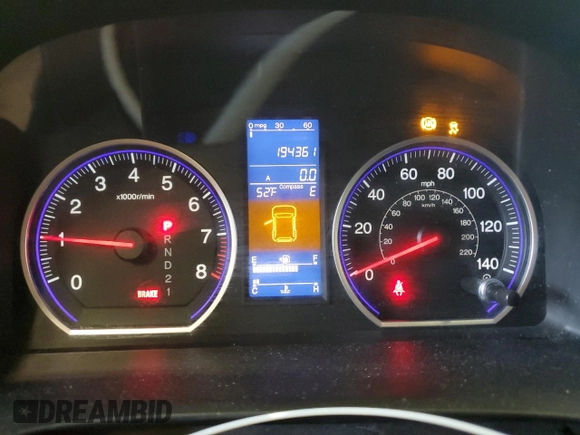 2010 Honda CR-V EX with VIN 5J6RE4H53AL086821, listed as a Copart auction lot 52828385 with 194,361 mi miles and Salvage Title. Bid and sale history available at carsss.com. Image 9.