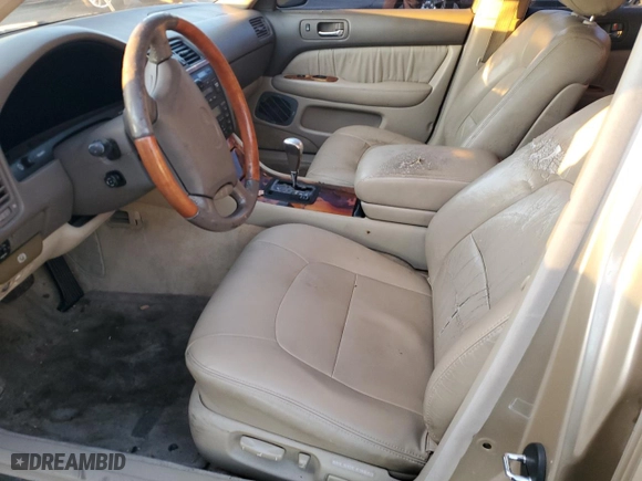 1999 Lexus LS 400 Luxury Sdn with VIN JT8BH28F5X0141967, listed as a Copart auction lot 86964694 with 289,168 mi miles and Salvage Title. Bid and sale history available at carsss.com. Image 7.