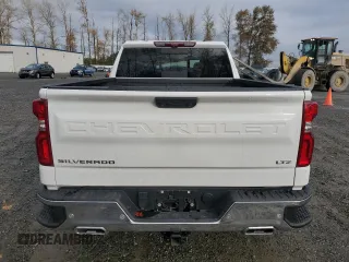 2023 Chevrolet Silverado 1500 LTZ with VIN 1GCUDGE8XPZ218739, listed as a Copart auction lot 76420834 with 16,777 mi miles and Salvage Title. Bid and sale history available at carsss.com. Image 6.