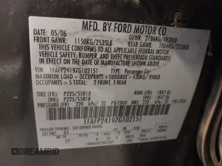 2007 Ford Five Hundred SEL z VIN 1FAFP24197G102151, wystawiony jako IAAI lot #42284474 z przebiegiem 153 750 mil mil oraz . Historia ofert i sprzedaży dostępna na DreamBid. Obrazek 9.