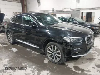 2019 BMW X4 xDrive30i with VIN 5UXUJ3C57KLG51796, listed as a IAAI auction lot 41490806 with 41,091 mi miles. Bid and sale history available at carsss.com. Image 1.