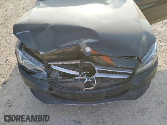 2017 Mercedes-Benz C 300 with VIN WDDWF4KB5HR232055, listed as a Copart auction lot 52674055 with 124,598 mi miles and Salvage Title. Bid and sale history available at DreamBid. Image 11.