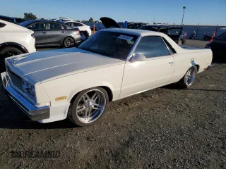 1986 Chevrolet El Camino SS with VIN 3GCCW80H2GS916116, listed as a Copart auction lot 81963944 with 21,988 mi miles and Salvage Title. Bid and sale history available at carsss.com. Image 1.