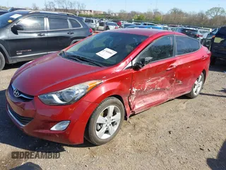 2013 Hyundai Elantra GLS with VIN KMHDH4AE4DU527562, listed as a IAAI auction lot 41848081 with 59,783 mi miles and . Bid and sale history available at DreamBid. Image 2.