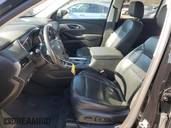 2021 Chevrolet Traverse LT Leather with VIN 1GNEVHKW3MJ196014, listed as a Copart auction lot 49678595 with 124,695 mi miles and Salvage Title. Bid and sale history available at carsss.com. Image 7.