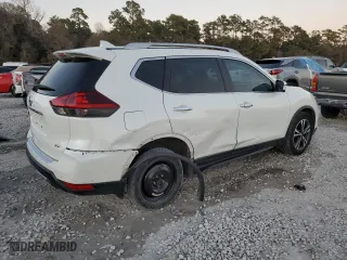 2019 Nissan Rogue SV with VIN 5N1AT2MT3KC792542, listed as a Copart auction lot 46987845 with 95,152 mi miles and Salvage Title. Bid and sale history available at carsss.com. Image 3.