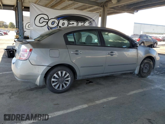 2011 Nissan Sentra S with VIN 3N1AB6AP4BL607122, listed as a Copart auction lot 59124895 with Not provided miles and Salvage title. Bid and sale history available at DreamBid. Image 3.