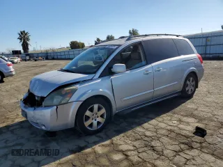 2004 Nissan Quest SE with VIN 5N1BV28U54N332257, listed as a Copart auction lot 83901234 with 119,401 mi miles and Salvage Title. Bid and sale history available at carsss.com. Image 1.