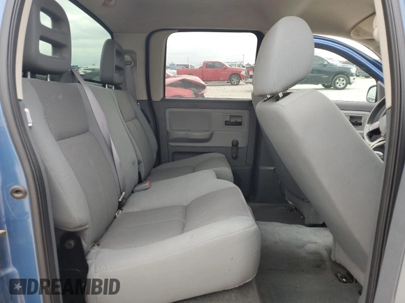 2005 Dodge Dakota ST with VIN 1D7HE28K65S250141, listed as a Copart auction lot 86490584 with 217,766 mi miles and Salvage Title. Bid and sale history available at DreamBid. Image 11.