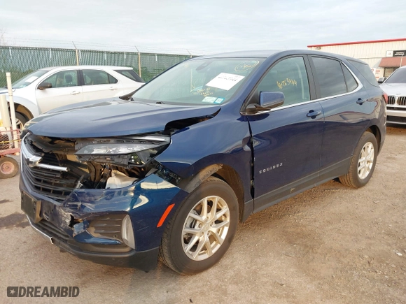2022 Chevrolet Equinox LT with VIN 3GNAXUEVXNL231534, listed as a IAAI auction lot 40765944 with 22,403 mi miles. Bid and sale history available at carsss.com. Image 17.