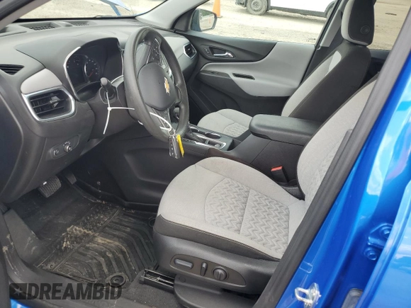 2024 Chevrolet Equinox LS with VIN 3GNAXHEG0RL163520, listed as a Copart auction lot 58076045 with 28,531 mi miles and Salvage title. Bid and sale history available at DreamBid. Image 7.