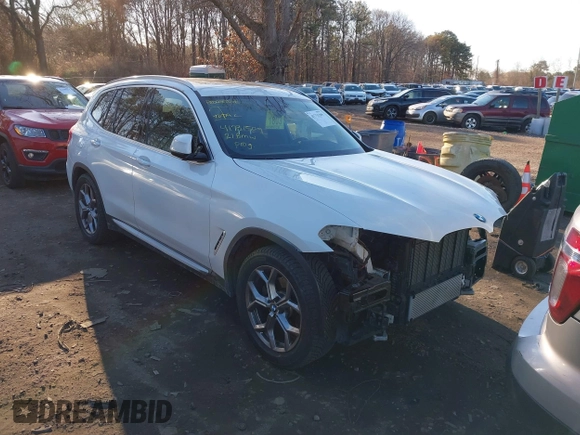 2021 BMW X3 sDrive30i with VIN 5UXTY3C05M9E58137, listed as a IAAI auction lot 41731509 with 69,931 mi miles and . Bid and sale history available at DreamBid. Image 6.