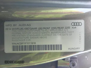 2015 Audi A3 Premium z VIN WAUACGFF1F1011816, wystawiony jako IAAI lot #41416552 z przebiegiem 116 736 mil mil oraz . Historia ofert i sprzedaży dostępna na DreamBid. Obrazek 9.