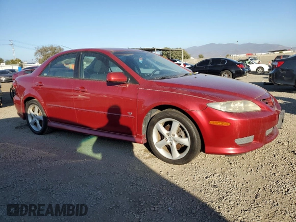 2005 Mazda 6 Sport S with VIN 1YVHP80D755M17362, listed as a Copart auction lot 86818954 with 87,962 mi miles and Clean Title. Bid and sale history available at DreamBid. Image 4.