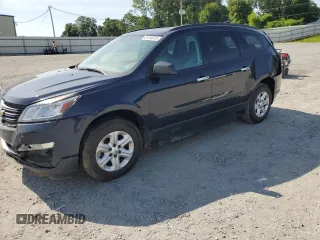 2017 Chevrolet Traverse LS with VIN 1GNKRFKD3HJ239637, listed as a Copart auction lot 61364815 with 118,481 mi miles and Salvage title. Bid and sale history available at DreamBid. Image 1.