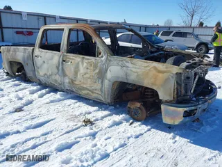 2015 Chevrolet Silverado 1500 LTZ with VIN 3GCUKSEC9FG278667, listed as a IAAI auction lot 41511428 with 1 mi miles. Bid and sale history available at carsss.com. Image 1.