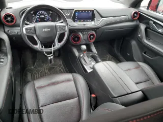 2022 Chevrolet Blazer RS with VIN 3GNKBERS4NS119021, listed as a Copart auction lot 52615455 with 60,684 mi miles and Salvage title. Bid and sale history available at DreamBid. Image 8.
