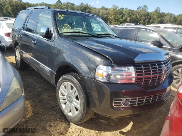 2013 Lincoln Navigator with VIN 5LMJJ2H53DEL00355, listed as a Copart auction lot 75035804 with 0 mi miles and Salvage Title. Bid and sale history available at carsss.com. Image 4.
