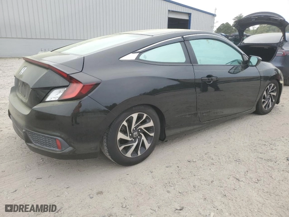 2018 Honda Civic Coupe LX-P with VIN 2HGFC4B05JH303926, listed as a Copart auction lot 51782965 with 99,538 mi miles and Salvage Title. Bid and sale history available at carsss.com. Image 3.