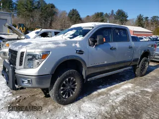 2017 Nissan Titan XD PRO-4X with VIN 1N6BA1F4XHN521941, listed as a Copart auction lot 45845325 with 0 mi miles and Clean Title. Bid and sale history available at carsss.com. Image 1.