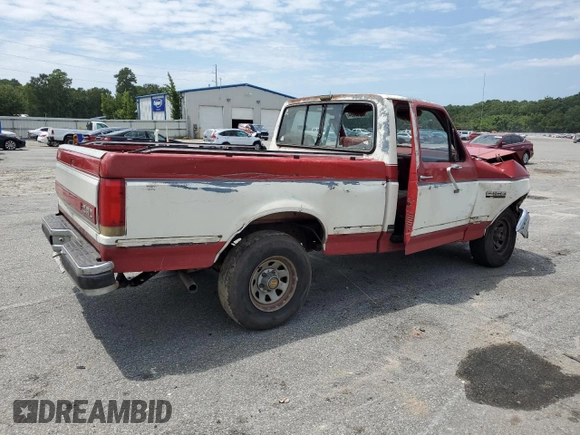 1990 Ford F-150 "S" with VIN 1FTDF15Y1LNA68934, listed as a Copart auction lot 68688834 with 64,274 mi miles and Salvage Title. Bid and sale history available at carsss.com. Image 3.