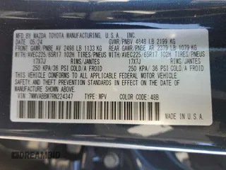 2024 Mazda CX-50 S Preferred with VIN 7MMVABBM7RN224347, listed as a Copart auction lot 49007695 with Not Provided miles and Salvage Title. Bid and sale history available at DreamBid. Image 14.
