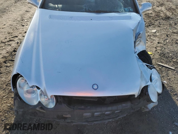 2009 Mercedes-Benz CLK 550 with VIN WDBTJ72J49F263822, listed as a Copart auction lot 86563524 with Not Provided miles and Salvage Title. Bid and sale history available at DreamBid. Image 12.