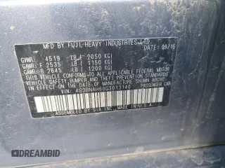 2016 Subaru Legacy Premium with VIN 4S3BNAH60G3013140, listed as a Copart auction lot 44128235 with Not Provided miles and Salvage Title. Bid and sale history available at DreamBid. Image 12.