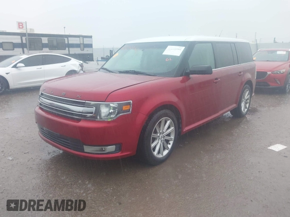 2014 Ford Flex SEL z VIN 2FMGK5C8XEBD19494, wystawiony jako IAAI lot #42202062 z przebiegiem 180 985 mil mil oraz . Historia ofert i sprzedaży dostępna na DreamBid. Obrazek 2.