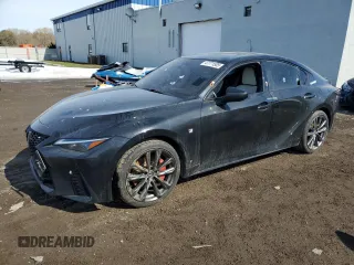 2021 Lexus IS 350 F Sport with VIN JTHGZ1E23M5019007, listed as a Copart auction lot 47771505 with 81,713 mi miles and Salvage Title. Bid and sale history available at DreamBid. Image 1.