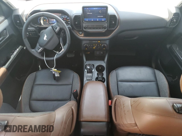 2022 Ford Bronco Sport Outer Banks with VIN 3FMCR9C67NRE27217, listed as a Copart auction lot 57079945 with 24,145 mi miles and Salvage title. Bid and sale history available at DreamBid. Image 8.