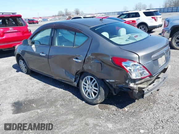 2012 Nissan Versa SV with VIN 3N1CN7AP1CL818558, listed as a IAAI auction lot 41592287 with 163,309 mi miles. Bid and sale history available at carsss.com. Image 3.