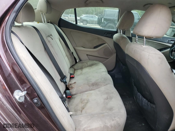 2013 Kia Optima LX with VIN 5XXGM4A76DG208801, listed as a Copart auction lot 51605935 with 188,226 mi miles and Salvage Title. Bid and sale history available at carsss.com. Image 10.