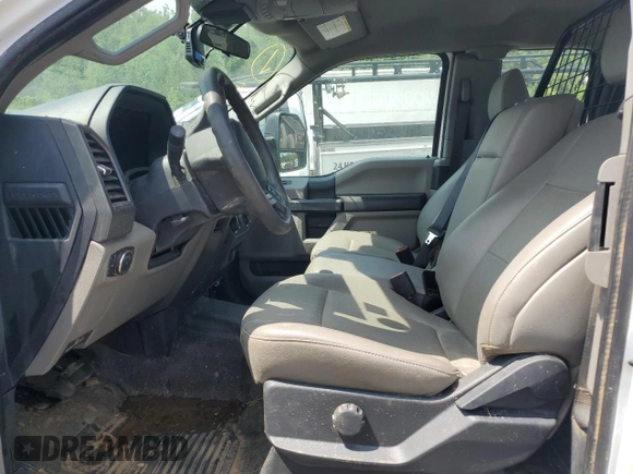 2022 Ford F-250 XL with VIN 1FT7X2B67NEF13442, listed as a Copart auction lot 65150655 with Not provided miles and Salvage title. Bid and sale history available at DreamBid. Image 7.