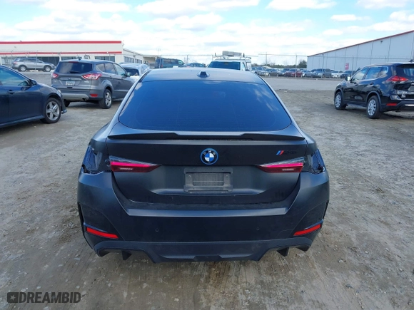 2023 BMW i4 M50 with VIN WBY33AW04PFP30422, listed as a IAAI auction lot 41359006 with 23,199 mi miles. Bid and sale history available at carsss.com. Image 17.