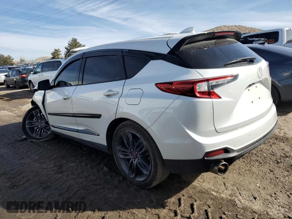 2021 Acura RDX w/A-Spec Package with VIN 5J8TC2H67ML047671, listed as a Copart auction lot 39789194 with 23,139 mi miles. Bid and sale history available at carsss.com. Image 2.