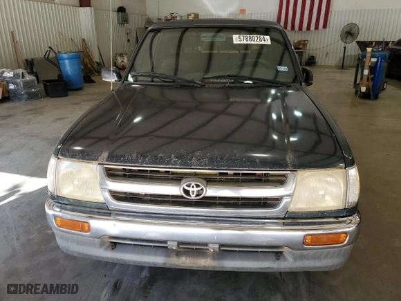 1997 Toyota Tacoma with VIN 4TAVL52N5VZ256443, listed as a Copart auction lot 57880284 with 133,989 mi miles and Clean Title. Bid and sale history available at carsss.com. Image 5.