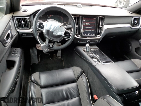 2019 Volvo S60 R-Design with VIN 7JRBR0FM9KG017741, listed as a Copart auction lot 49541025 with 51,331 mi miles and Salvage Title. Bid and sale history available at carsss.com. Image 8.