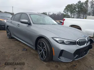 2024 BMW 3 Series 330e with VIN 3MW39FF03R8E63683, listed as a IAAI auction lot 41399888 with 5,430 mi miles. Bid and sale history available at carsss.com. Image 1.