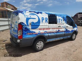 2017 Ford Transit с VIN 1FTYR1ZM3HKB09718, выставлен на аукционе Copart как лот 64148895 с пробегом 121 901 миль миль и Списание • Salvage title. История ставок и продаж доступна на DreamBid. Изображение 3.