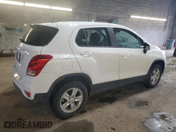 2019 Chevrolet Trax LS with VIN 3GNCJNSBXKL157523, listed as a Copart auction lot 47164505 with 52,560 mi miles and Salvage Title. Bid and sale history available at carsss.com. Image 3.