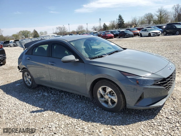 2022 Hyundai Elantra SE with VIN KMHLL4AG1NU335531, listed as a Copart auction lot 52120075 with 78,523 mi miles and Salvage Title. Bid and sale history available at carsss.com. Image 4.