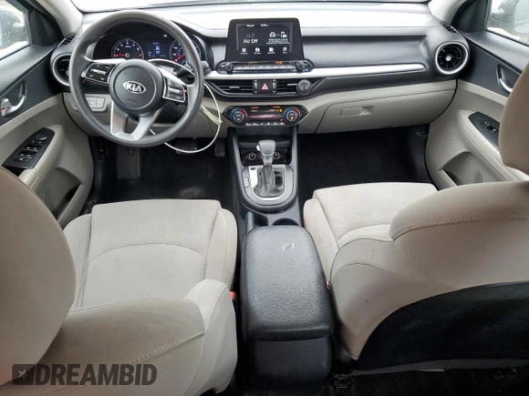 2019 Kia Forte LXS with VIN 3KPF24AD1KE136290, listed as a Copart auction lot 58561635 with 59,916 mi miles and Salvage title. Bid and sale history available at DreamBid. Image 8.
