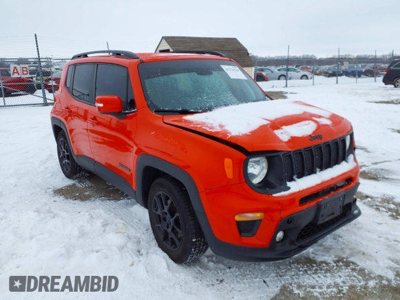2020 Jeep Renegade Latitude with VIN ZACNJABB9LPL17388, listed as a IAAI auction lot 41276524 with 49,086 mi miles and . Bid and sale history available at DreamBid. Image 1.