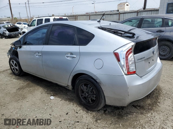 2015 Toyota Prius Four with VIN JTDKN3DUXF0436954, listed as a Copart auction lot 54655255 with 123,799 mi miles and Salvage Title. Bid and sale history available at DreamBid. Image 2.