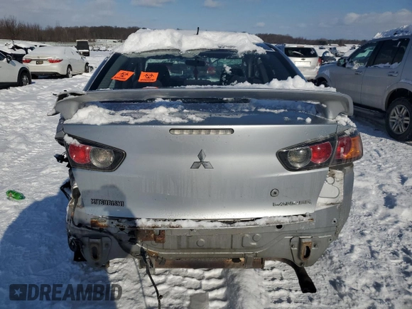 2011 Mitsubishi Lancer GTS with VIN JA32U8FW3BU037755, listed as a Copart auction lot 42085505 with 0 mi miles and Clean Title. Bid and sale history available at carsss.com. Image 6.