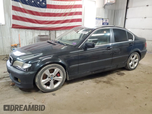 2004 BMW 3 Series 330i with VIN WBAEV53484KM32958, listed as a Copart auction lot 48792035 with 192,471 mi miles and Salvage Title. Bid and sale history available at carsss.com. Image 1.